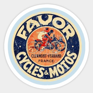 Favor Cycles and Motos Sticker